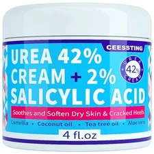 Urea Cream 42% Plus Salicylic Acid 4.6 Oz, Callus Remover Hand Cream Foot Cre...