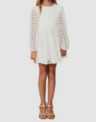 $110 Bardot Junior Kid's Girl's White Ella Lace Dress Size 7 | eBay $110 Bardot Junior Kid's Girl's White Ella Lace Dress Size 7 | eBay