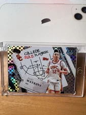 JuJu Watkins Bowman Chrome College Rule Playbook X-Fractor Rookie #CRP-23