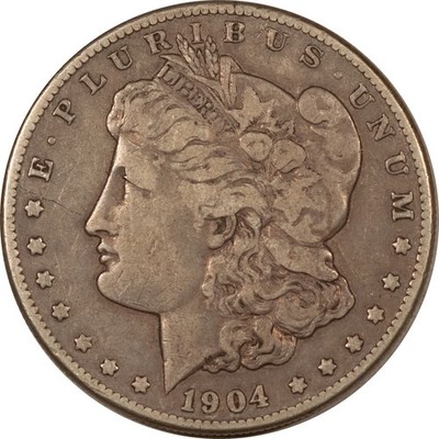 1904-S $1 MORGAN DOLLAR - HIGH GRADE CIRCULATED EXAMPLE!