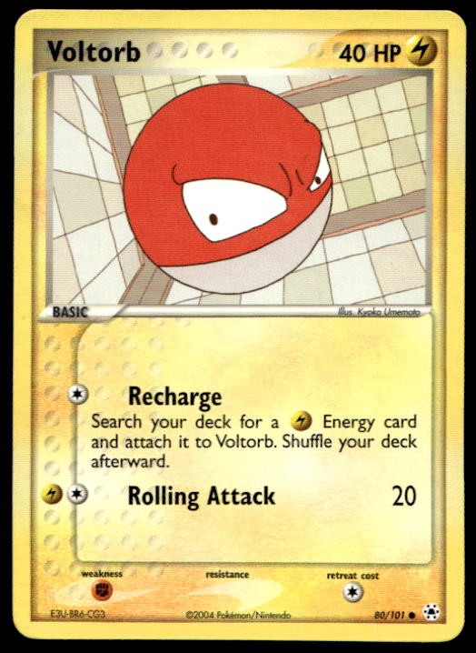Pokemon Hidden Legends #80/101 Voltorb Common