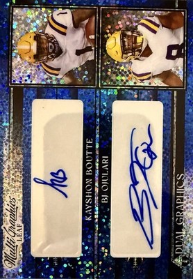2023 Leaf Multigraphics Kayshon Boutte BJ Ojulari Dual Graphics Auto  SSP /8 