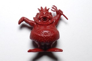 Vintage R&L Kellogg's King Nep tune Deep Sea Band Cereal Toy Brown Nep tune