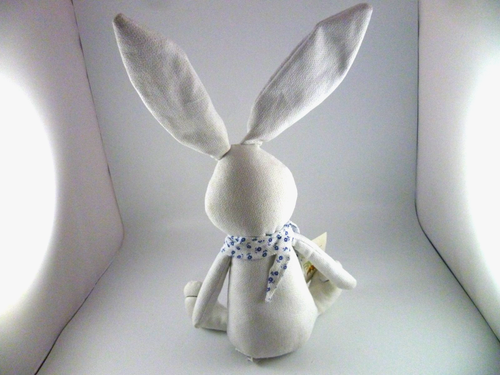 The Farmhouse Rachel Ashwell Hase Kaninchen gewichtet Stofftier saisonale Deko blau - Bild 4 von 6