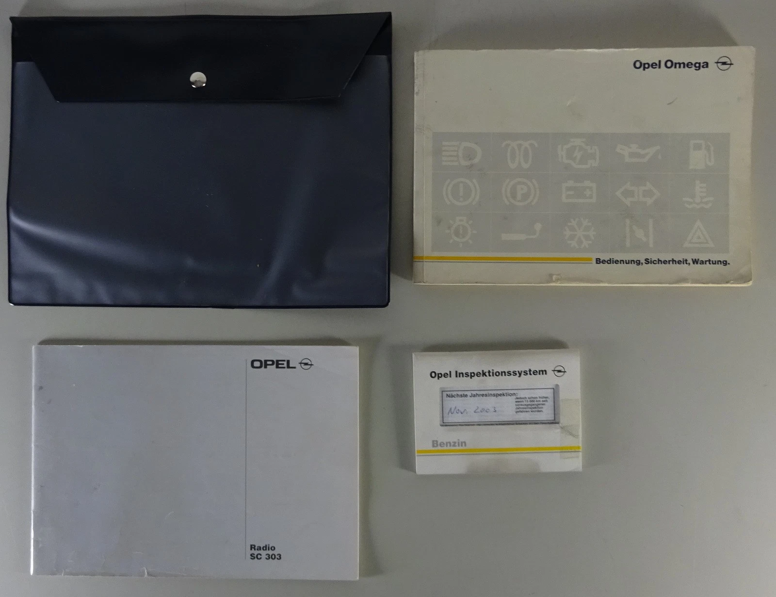 Folder With Operating Instructions / Manual Opel Omega A Stand 01/1994