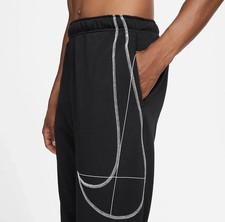Nike Men's Dri-Fit Fleece Tapered Jogger Pants Gym Lounge DQ6614 Sz XL-TALL New