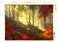 Calvendo Puzzle A Motif From The Calendar Forest Painting | 1000 Pieces, Finishe