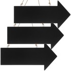 Hanging Wooden Arrow Signs Set of 3 for Party Reception Decor
