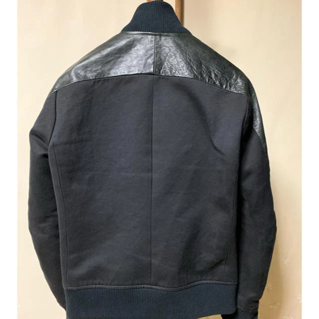 Kumagai Kazuyuki Attachment Leather Varsity Jacket Margiela No.tr461 - Image 3 of 4