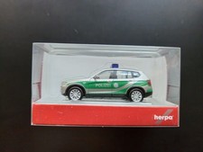 Herpa 090544 BMW X3 Polizei Bayern / Ingolstadt Silber /Grün 1:87 H0