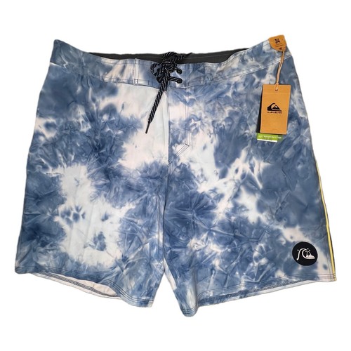 Bañador Quicksilver Board Shorts Para Hombre 34 Surfsilk Piped Surf Azul NUEVO BRN0 - Imagen 2 de 9