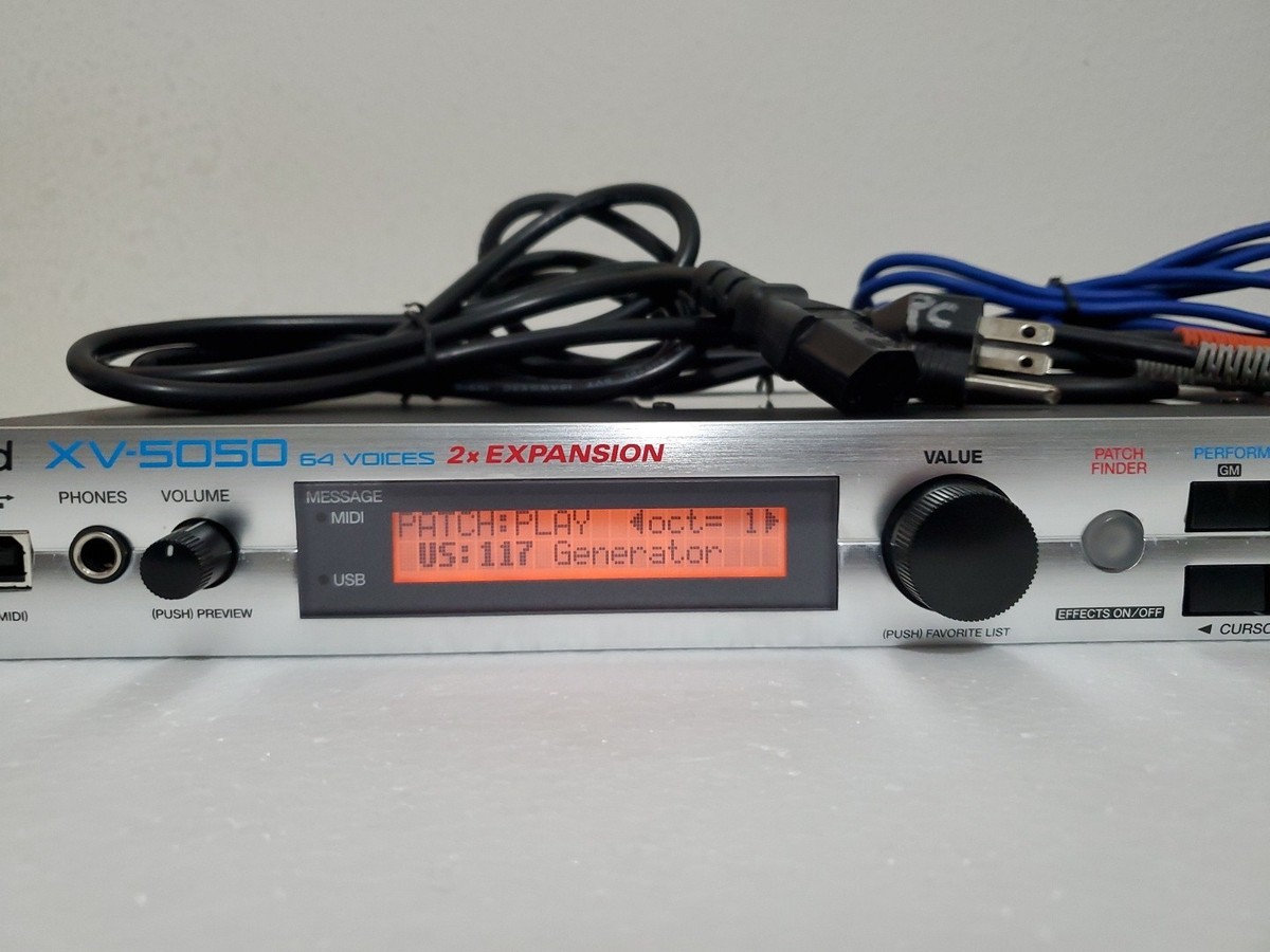 Roland XV-5050 Synthesizer Module EXPANDED SRX-08 Platinum Trax | eBay