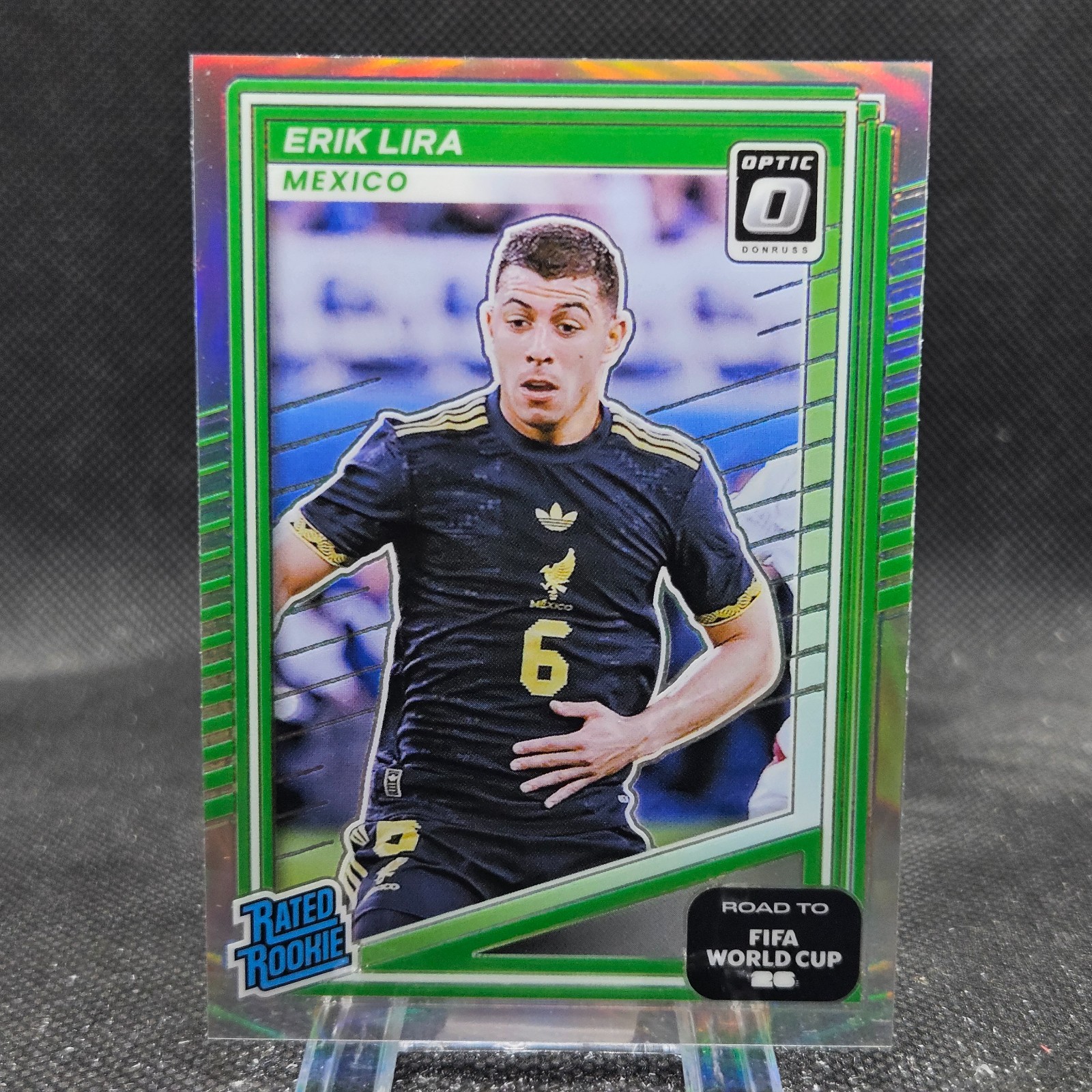 Erik Lira 2025-26 Donruss Road To FIFA World Cup Optic Holo RC Mexico #212