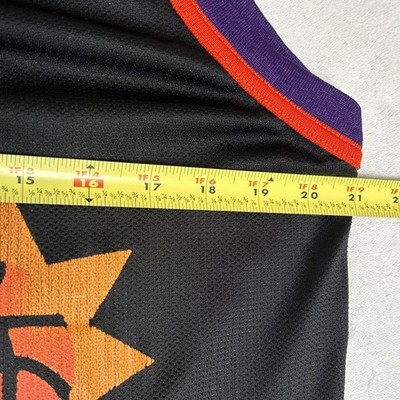 Vtg 90s Champion Charles Barkley #34 Phoenix Suns Black Sunburst
