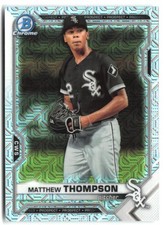 2021 Bowman #BCP-74 Matthew Thompson Chrome Prospects Mojo Refractor