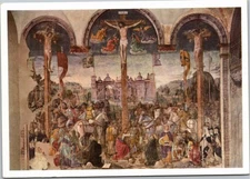 Postcard Art Giovanni Donato da Montorfano - La Crocifissione