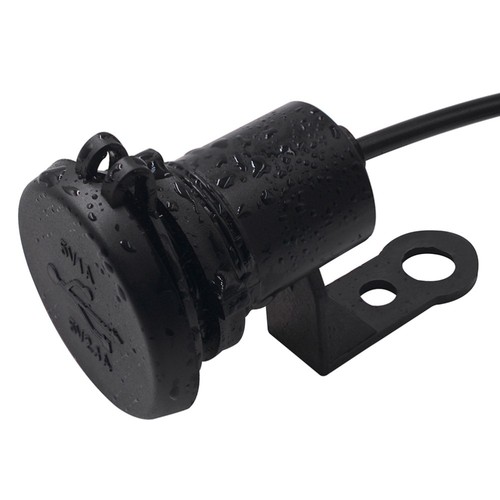 Motorcycle Mobile Phone Charger Waterproof Dual Usb Charging Plug Panel Socket - 第 10/12 張圖片