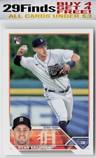 Ryan Kreidler #/300 SN,RC 2023 Topps Advanced Stats #356 Detroit Tigers Rookie