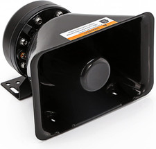 200 Watt Rectangle High-Performance PA Siren Horn Speaker 8 Ohms 125-135 Db