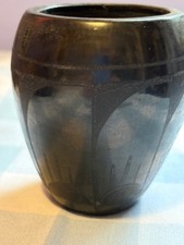 Severa Tafoya Santa Clara Pueblo Black Pot Fe...