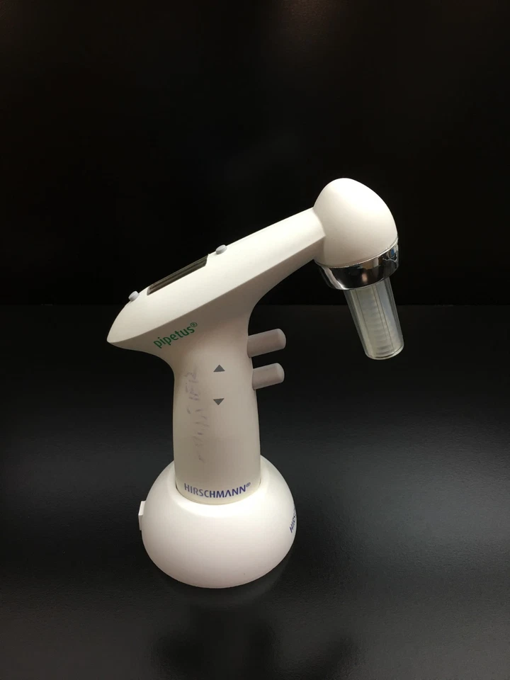 Hirschmann Pipetus with Charger Stand Pipette Aid with WARRANTY Foto 4 de 4
