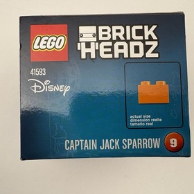 LEGO BrickHeadz Captain Jack Sparrow 41593 Disney Pirates Caribbean Sealed
