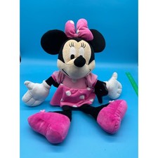 Minnie Mouse Plush Doll Jay Franco  Sons 20  Pink Outfit Disney Licensed