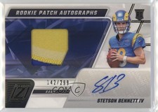 2023 Panini Zenith /299 Stetson Bennett IV #233 RPA Rookie Patch Auto RC