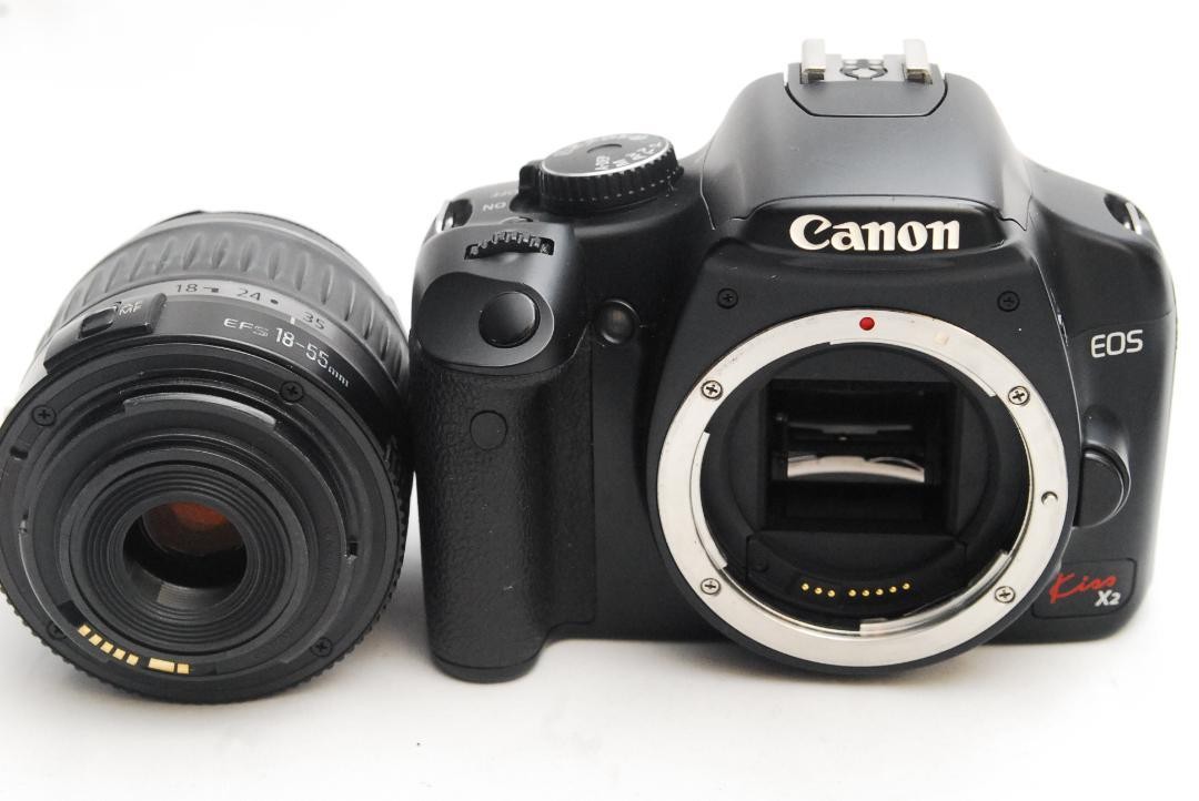 Canon EOS Kiss X2/EF-S 18-55mm (良品） USED Canon EOS Kiss X2 Body FREE SHIPPING | eBay