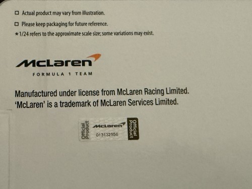 LANDO NORRIS OSCAR PIASTRI MCLAREN MCL38 FORMULA 1 TEAM BURAGO 1:24 NEU mit Fahrer - Bild 8 von 10