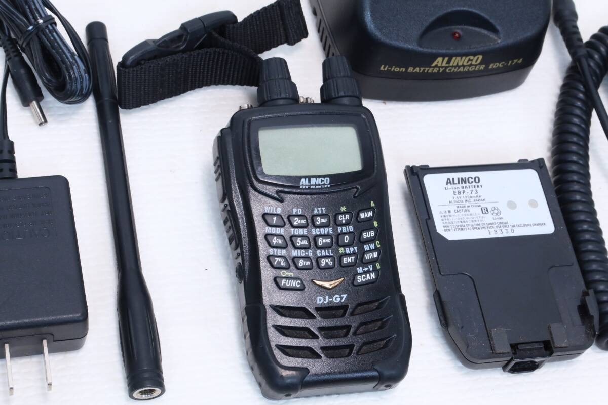 ALINCO DJ-G7 Amateur Radio Equipment Black Used from Japan