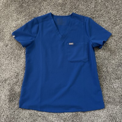 FIGS Catarina Scrub Top Royal Blue FW1000 PO 3096 Size Medium M NWOT