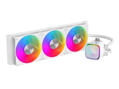 SAMA L50 360mm Liquid CPU Cooler AIO Cooler with ARGB Infinity Mirror Effect 3x1