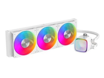 SAMA L50 360mm Liquid CPU Cooler AIO Cooler with ARGB Infinity Mirror Effect 3x1