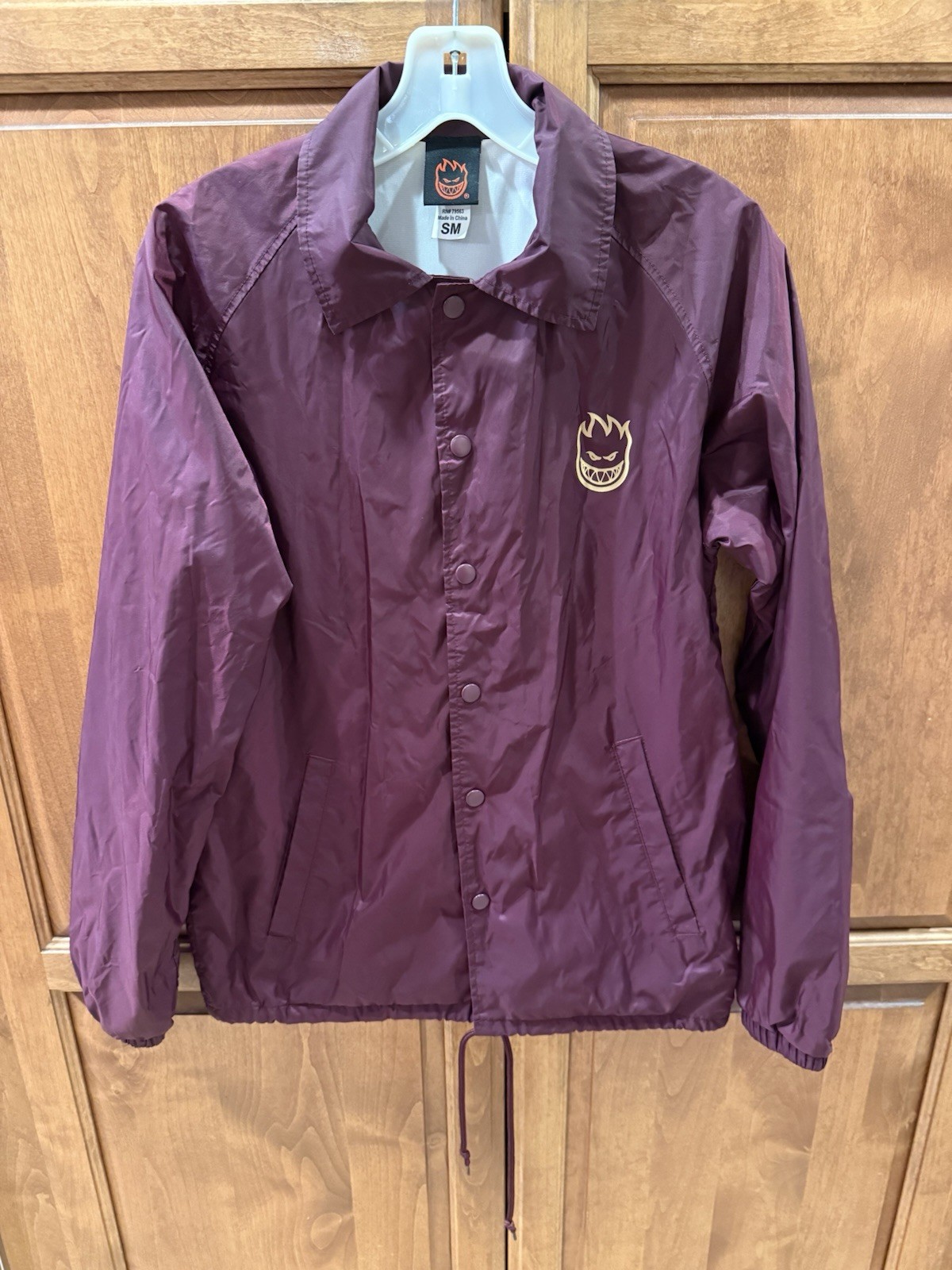 Wind Breaker Men&rsquo;s Size Small Maroon Excellent