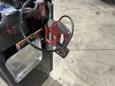 Milwaukee M18 Grease Gun Wall Mount Holder Black