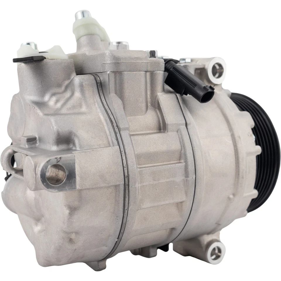 Compresor de aire acondicionado para Mercedes E320 E500 SL55 2004-2006 AMG gasolina 6 ranuras 7SEU17C Foto 3 de 4