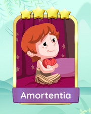 Amortentia - 4  ,4stars, Monopoly sticker,        SUPER FAST    Set:16-7