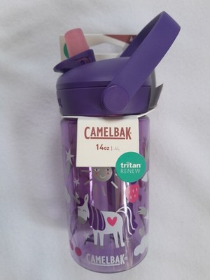 CamelBak Thrive Flip Straw Kinder Trinkflasche - 400ml - Einhorn Party