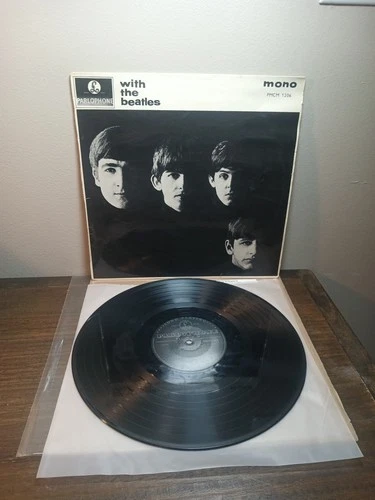 With The Beatles PMCM 1206 Mono New Zeland Press 1963 4 Star Parlophone VG/VG LP