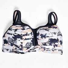 Panache Sport Boundless Racerback Non-Wire Sports Bra 36E Animal Watercolor