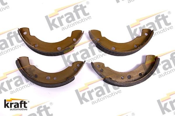 Kraft 6022140 Bremsbackensatz 4 Bremsbacken Trommelbremse FüR Ford FüR Ldv-image