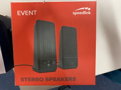 Speedlink SL 8004 BK EVENT STEREO SPEAKERS, BLACK