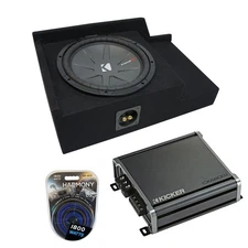 99-06 Chevy Silverado Ext Cab Truck Kicker CompR CWR10 Single 10 Sub Box CXA8001