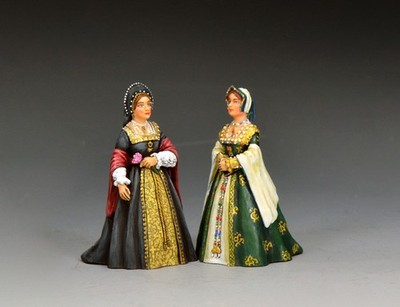 K&C TR021 A Pair of Queens--two figures (Jane Seymour & Anne Boleyn)