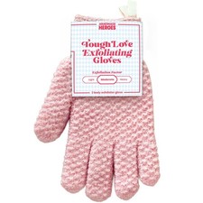 Tough Love Exfoliating Gloves   2pc Reusable Body Washcloth Mitt for Shower B...