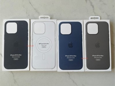 Genuine Apple iPhone 16 PRO MAX (6.9'') Silicone Case w/Magsafe - Multiple Colors