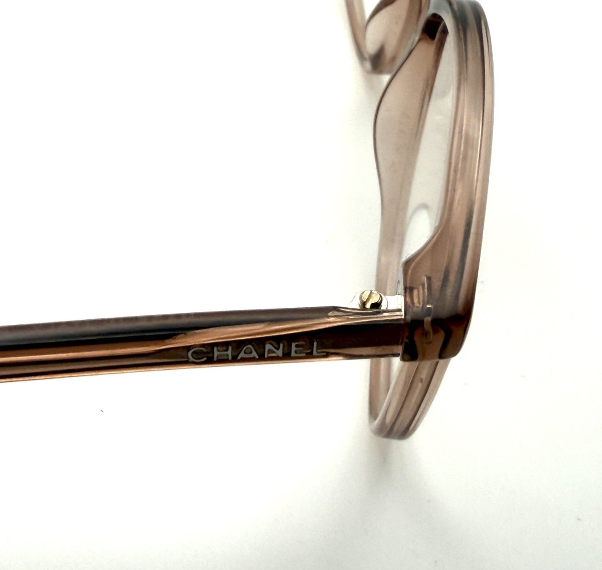 Chanel CH3432 1709 47mm Transparent Brown Pantos Eyeglasses Frame