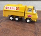 Vintage Tonka Shell Tanker Fuel Delivery Truck Yellow USA  #55010 1970’s 5.5”