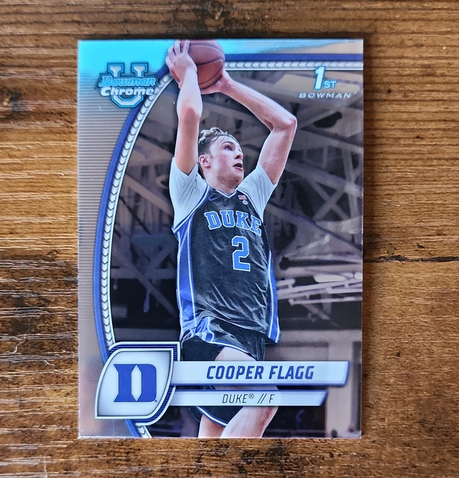 Cooper Flagg 2024 Bowman Chrome University #16 Base (1st) Price 